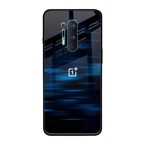 Blue Rough Abstract Glossy Case for OnePlus 8 Pro
