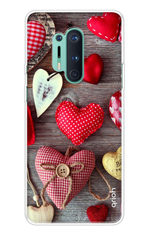 Valentine Hearts Soft Cover for OnePlus 8 Pro