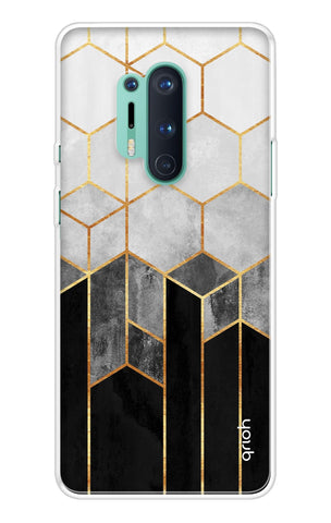 Hexagonal Pattern Soft Cover for OnePlus 8 Pro