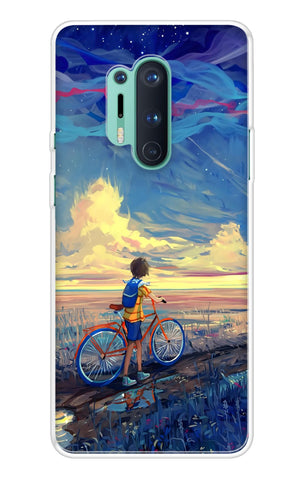 Riding Bicycle to Dreamland Soft Cover for OnePlus 8 Pro