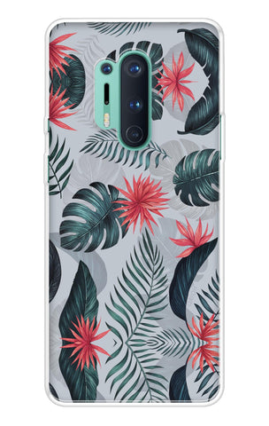Retro Floral Leaf Soft Cover for OnePlus 8 Pro