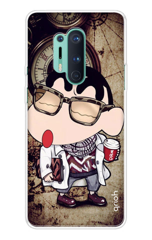 Nerdy Shinchan Soft Cover for OnePlus 8 Pro