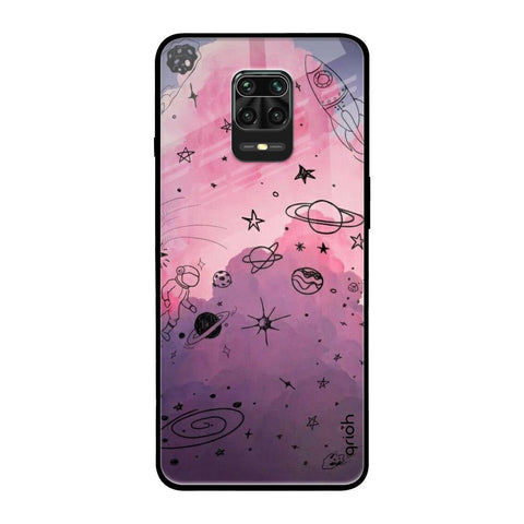 Space Doodles Glossy Case for Redmi Note 9 Pro Max