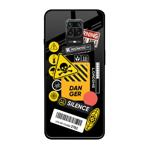 Danger Signs Glossy Case for Redmi Note 9 Pro Max