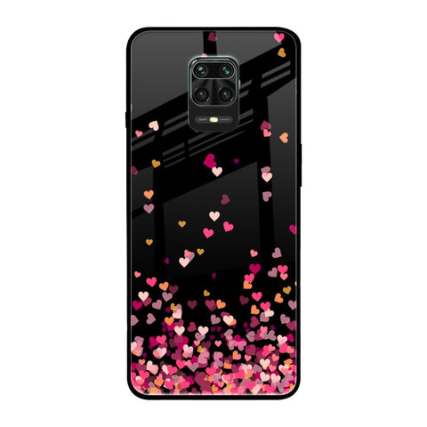 Heart Rain Fall Glossy Case For Redmi Note 9 Pro Max