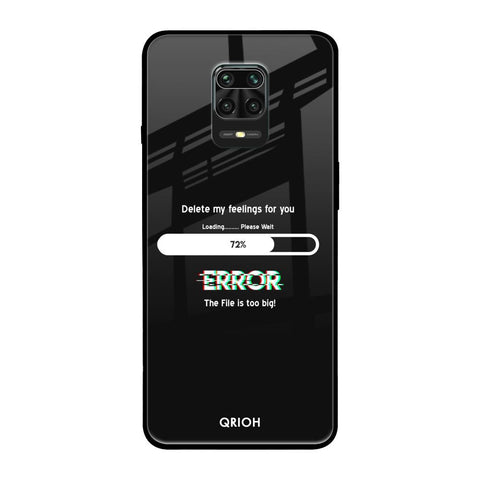 Error Glossy Case for Redmi Note 9 Pro Max