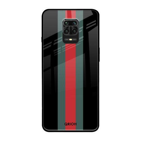 Vertical Stripes Glossy Case for Redmi Note 9 Pro Max