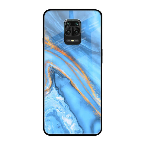Vibrant Blue Marble Glossy Case for Redmi Note 9 Pro Max