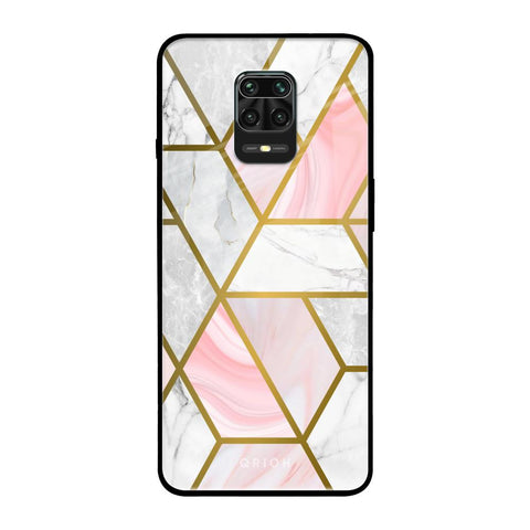 Geometrical Marble Glossy Case for Redmi Note 9 Pro Max