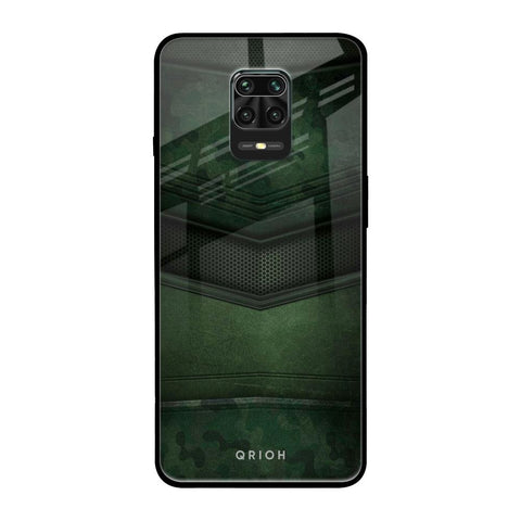 Green Leather Glossy Case for Redmi Note 9 Pro Max