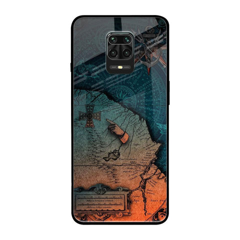 Geographical Map Glossy Case for Redmi Note 9 Pro Max