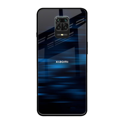 Blue Rough Abstract Glossy Case for Redmi Note 9 Pro Max