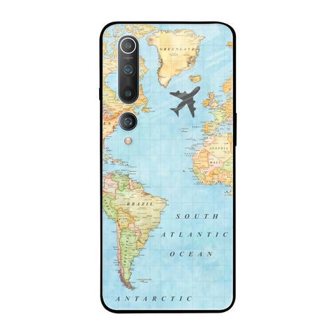 Travel Map Glossy Case for Xiaomi Mi 10