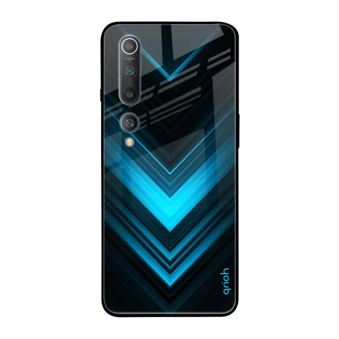 Vertical Blue Arrow Glossy Case For Xiaomi Mi 10