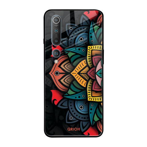 Retro Gorgeous Flower Glossy Case for Xiaomi Mi 10