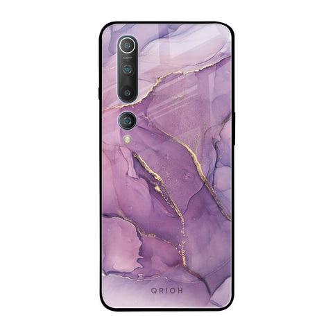 Purple Gold Marble Glossy Case for Xiaomi Mi 10