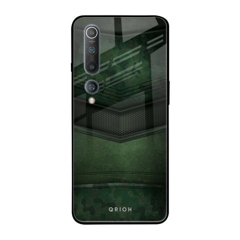 Green Leather Glossy Case for Xiaomi Mi 10