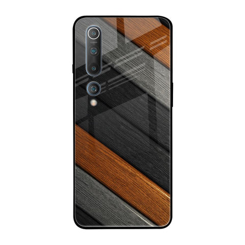 Tri Color Wood Glossy Case for Xiaomi Mi 10