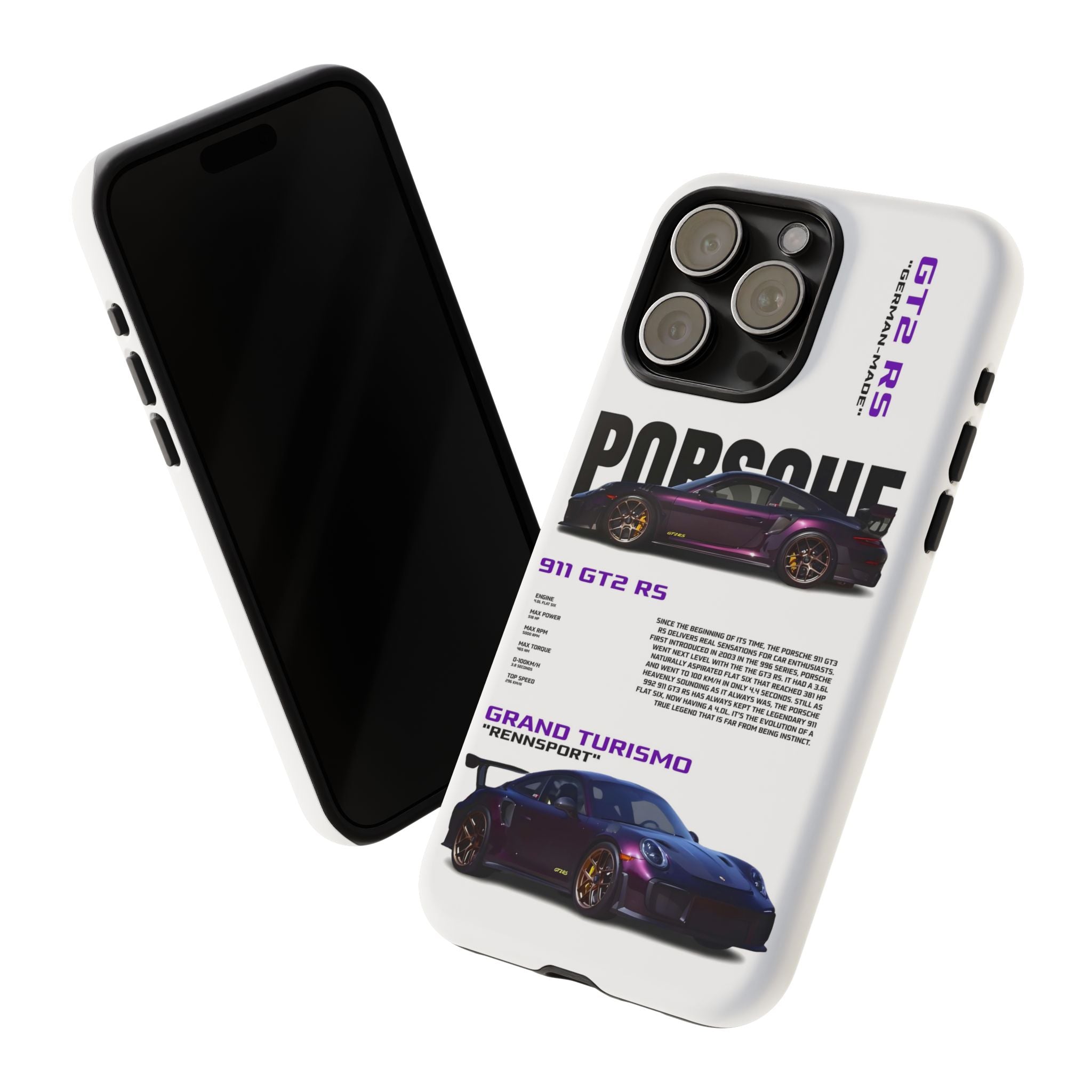 Violet Velocity Tough Case  Available For All iPhone Models