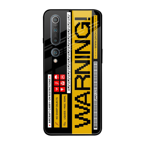 Aircraft Warning Glossy Case for Xiaomi Mi 10 Pro