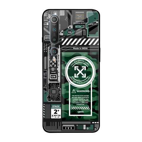 Green Camo Circuit Glossy Case for Xiaomi Mi 10 Pro