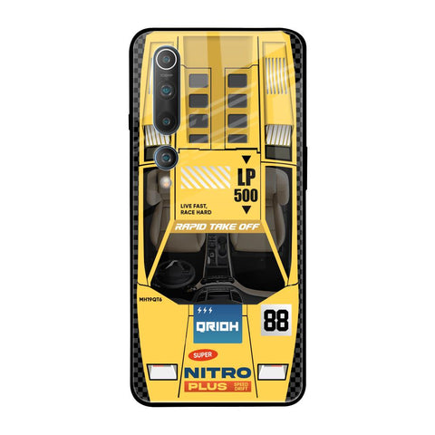 Yellow Racing Car Glossy Case for Xiaomi Mi 10 Pro