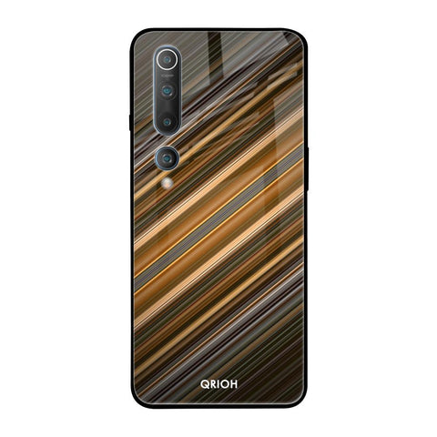 Diagonal Slash Pattern Glossy Case for Xiaomi Mi 10 Pro