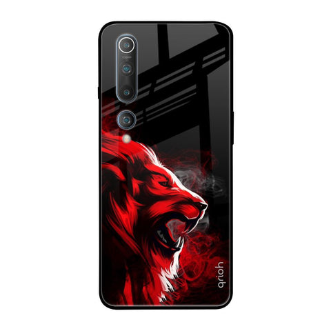 Red Angry Lion Glossy Case for Xiaomi Mi 10 Pro