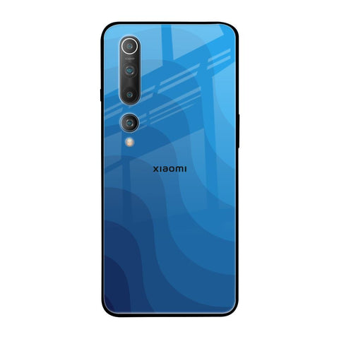 Blue Wave Abstract Glossy Case for Xiaomi Mi 10 Pro