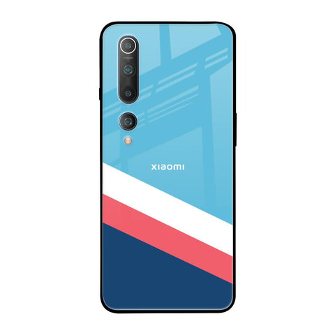 Pink & White Stripes Glossy Case For Xiaomi Mi 10 Pro