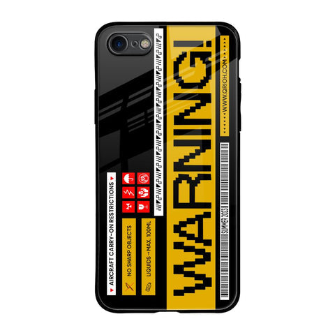 Aircraft Warning Glossy Case for iPhone SE 2020