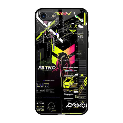 Astro Glitch Glossy Case for iPhone SE 2020