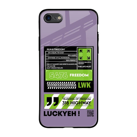 Run & Freedom Glossy Case for iPhone SE 2020