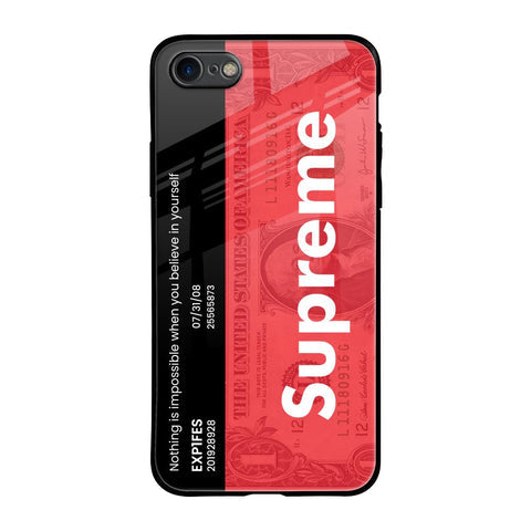 Supreme Ticket Glossy Case for iPhone SE 2020