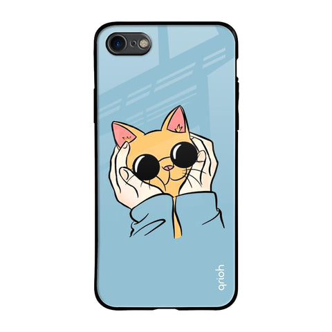 Adorable Cute Kitty Glossy Case For iPhone SE 2020