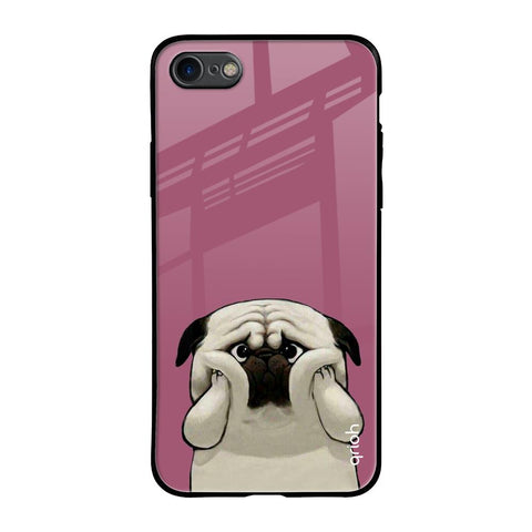 Funny Pug Face Glossy Case For iPhone SE 2020