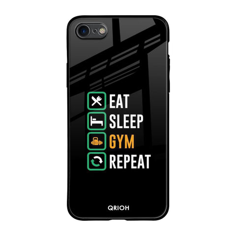 Daily Routine Glossy Case for iPhone SE 2020