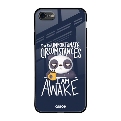 Struggling Panda Glossy Case for iPhone SE 2020