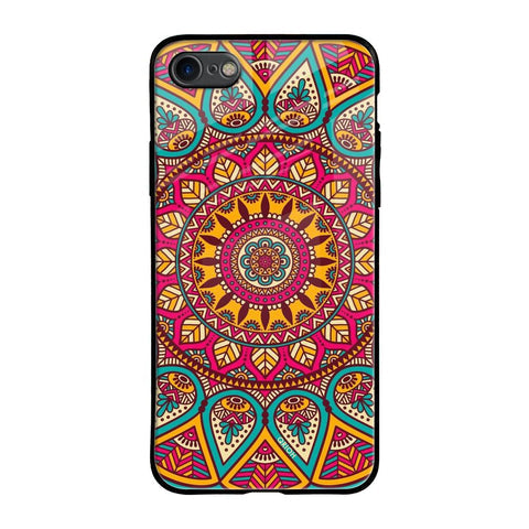 Elegant Mandala Glossy Case for iPhone SE 2020