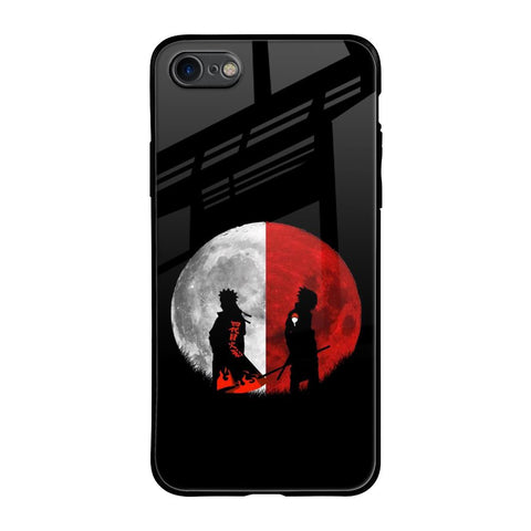 Anime Red Moon Glossy Case for iPhone SE 2020