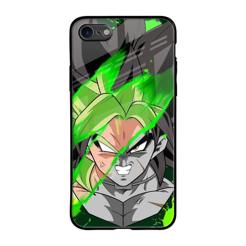 Anime Green Splash Glossy Case for iPhone SE 2020