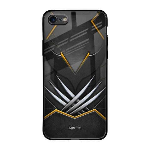 Black Warrior Glossy Case for iPhone SE 2020