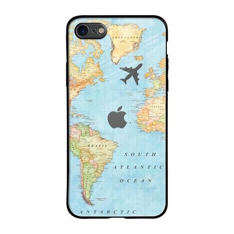 Fly Around The World Glossy Case for iPhone SE 2020