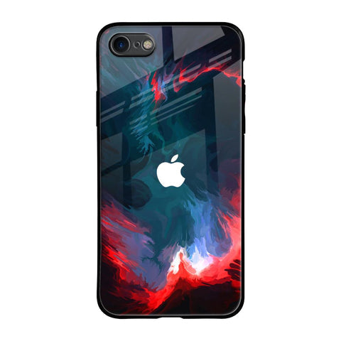 Brush Art Glossy Case For iPhone SE 2020