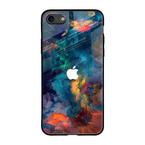 Colored Storm Glossy Case for iPhone SE 2020