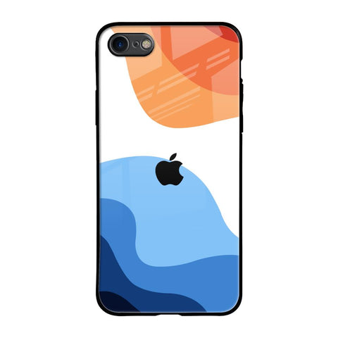 Wavy Color Pattern Glossy Case for iPhone SE 2020
