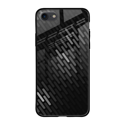 Dark Abstract Pattern Glossy Case For iPhone SE 2020