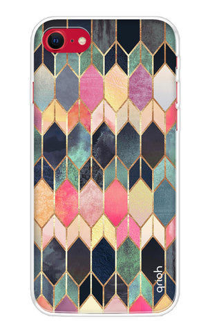 Shimmery Pattern Soft Cover for iPhone SE 2020