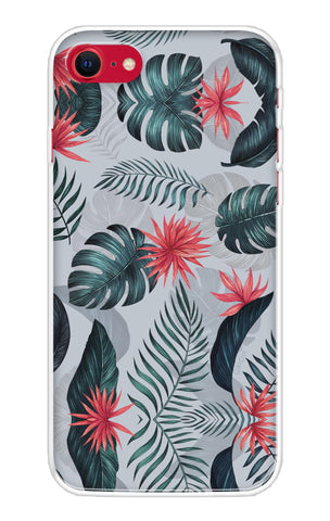 Retro Floral Leaf Soft Cover for iPhone SE 2020