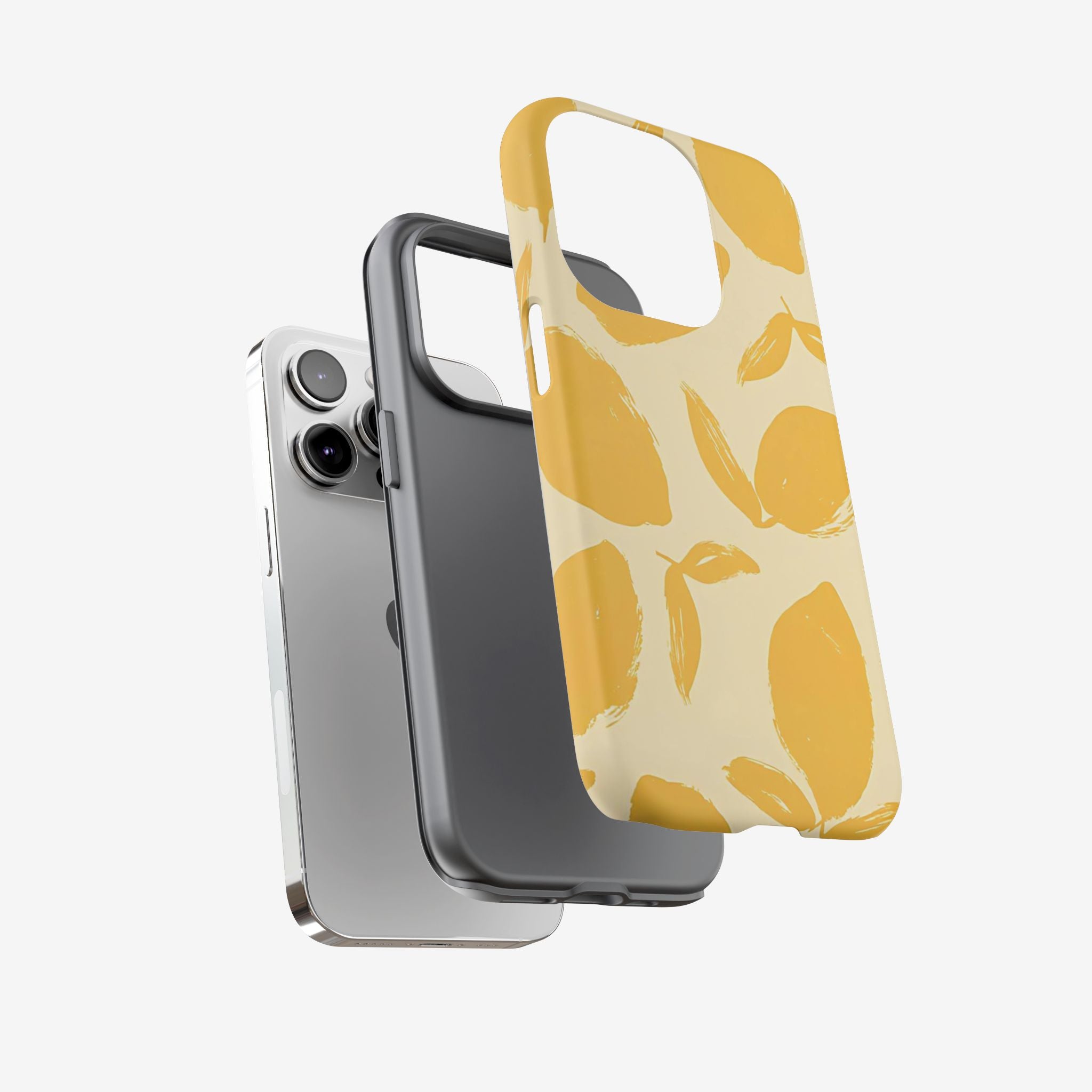 Citrus Glow Premium Tough Shining Phone Case (Double Layer) Available For All iPhone Models